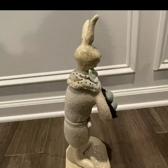 Sharon Andrews Signed ESC Trading Co Rabbit with Egg in Nest VTG 2002 - Picture 5 of 7